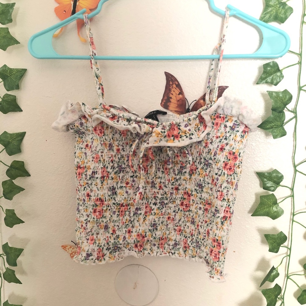 floral spring cami top!
